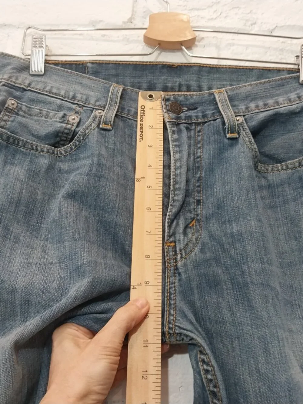 Levi's Jeans 527 Slim Bootcut Men 32x32 Blue Faded Medium Wash Denim Mid Rise